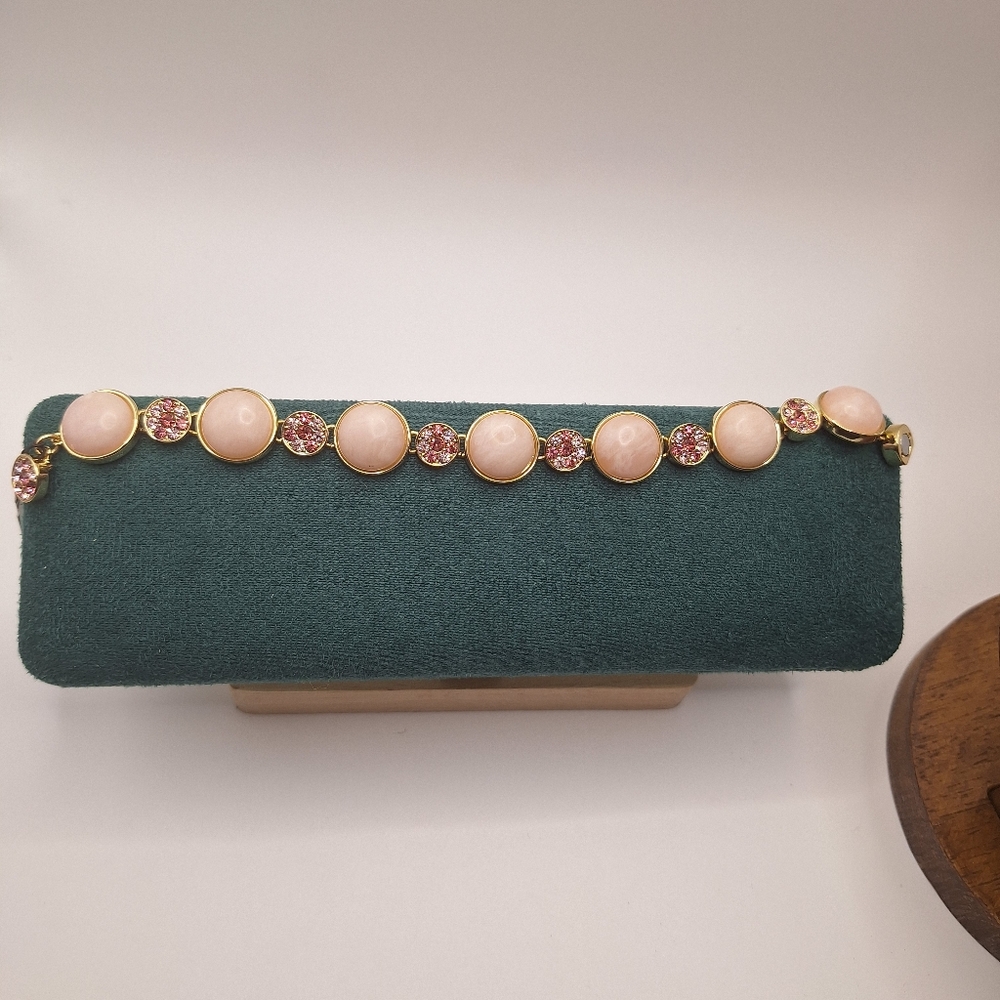 Laundry by Shelli Segal Blush Stone Crystal Bracelet